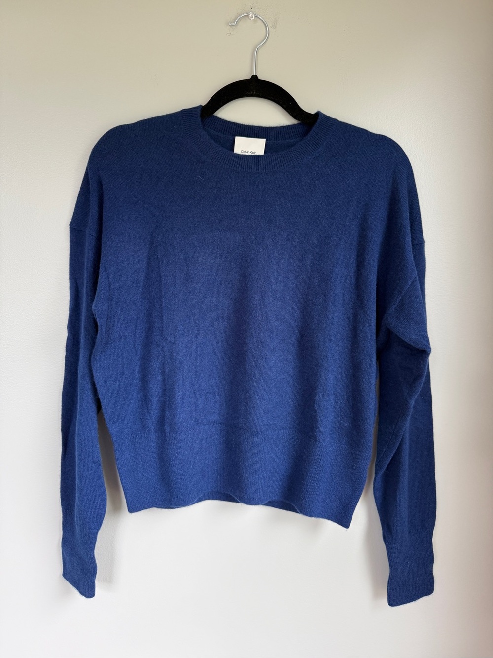 Calvin Klein Royal Blue Crewneck Sweater | Size: S
